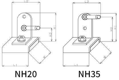 VH20 / VH35寸法図